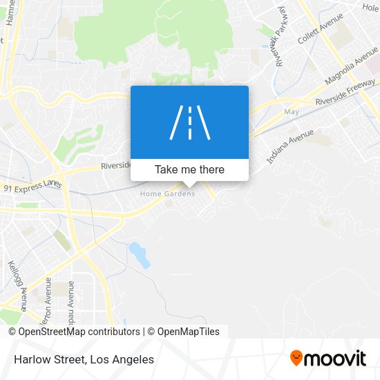 Mapa de Harlow Street