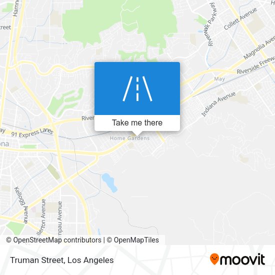 Mapa de Truman Street
