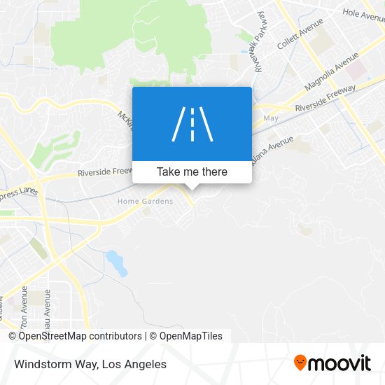 Mapa de Windstorm Way