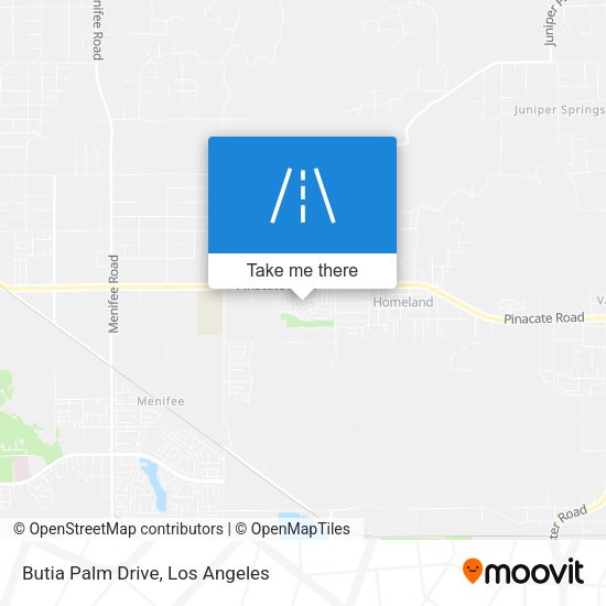 Butia Palm Drive map
