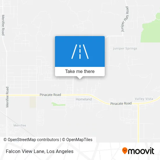 Falcon View Lane map