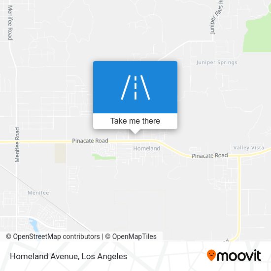Mapa de Homeland Avenue