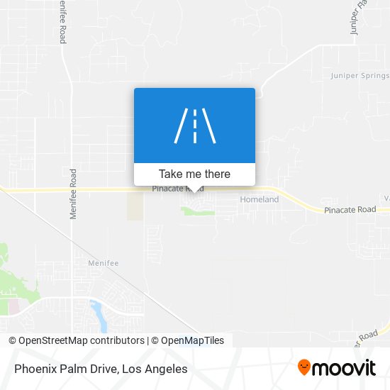 Phoenix Palm Drive map