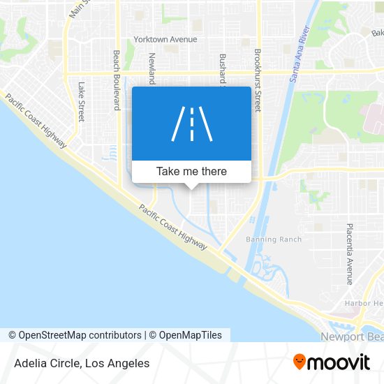Mapa de Adelia Circle