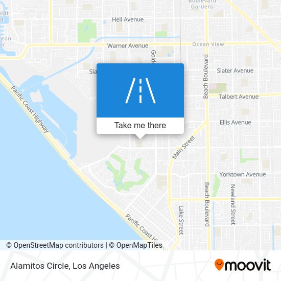 Alamitos Circle map