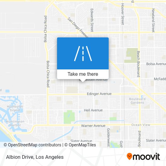 Mapa de Albion Drive