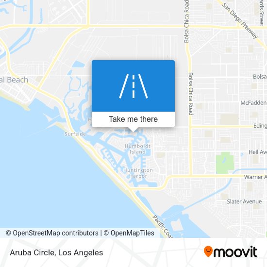 Mapa de Aruba Circle