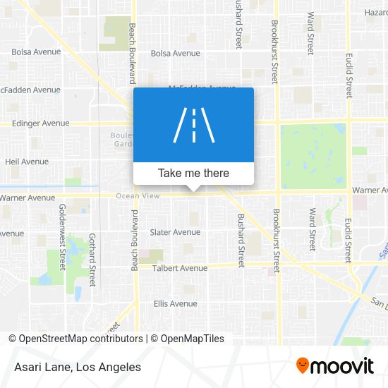 Mapa de Asari Lane