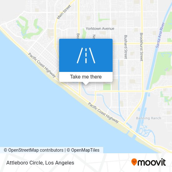 Attleboro Circle map