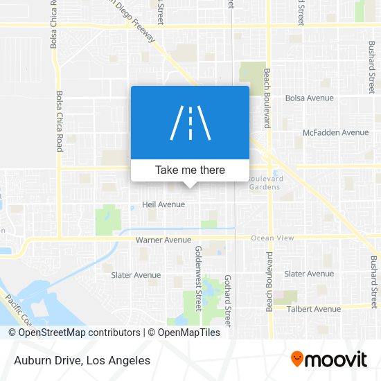 Mapa de Auburn Drive