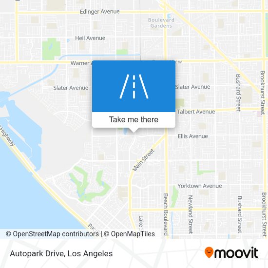 Mapa de Autopark Drive
