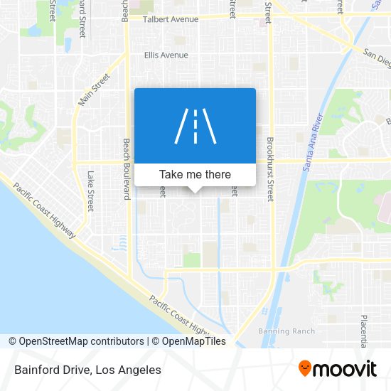 Mapa de Bainford Drive