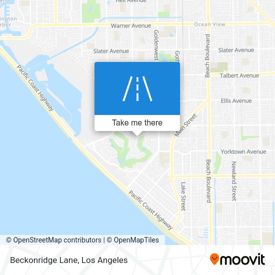 Beckonridge Lane map