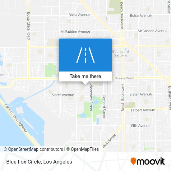 Mapa de Blue Fox Circle