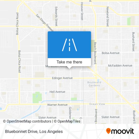 Bluebonnet Drive map