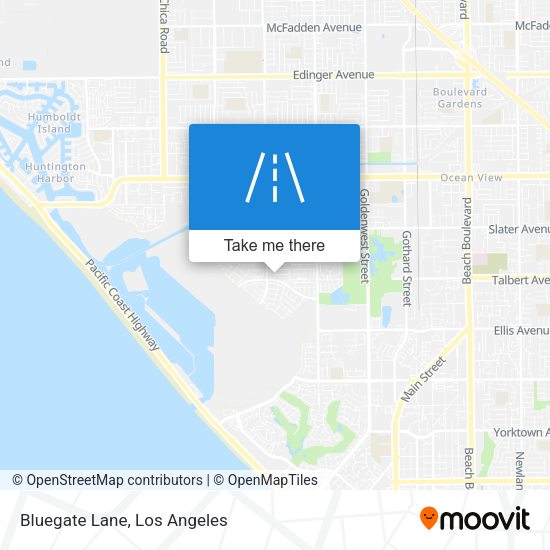 Mapa de Bluegate Lane