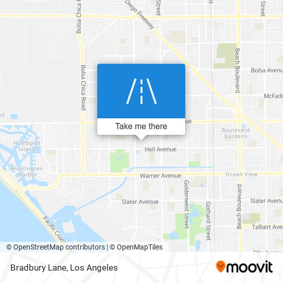 Bradbury Lane map