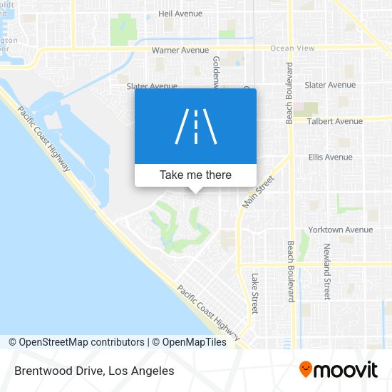 Mapa de Brentwood Drive