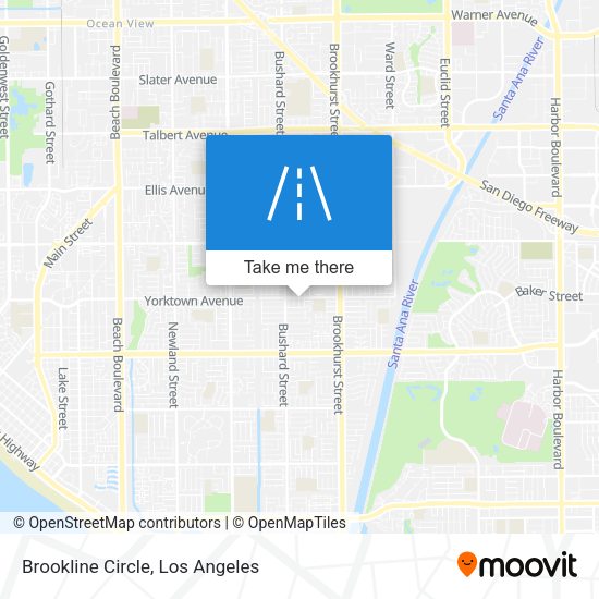 Mapa de Brookline Circle