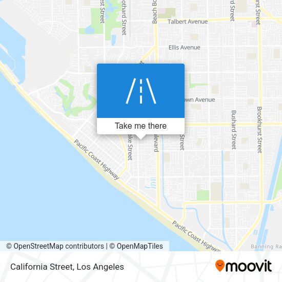 Mapa de California Street