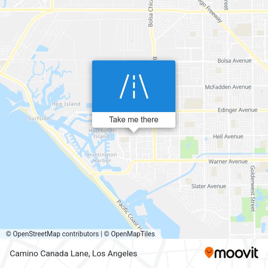 Mapa de Camino Canada Lane