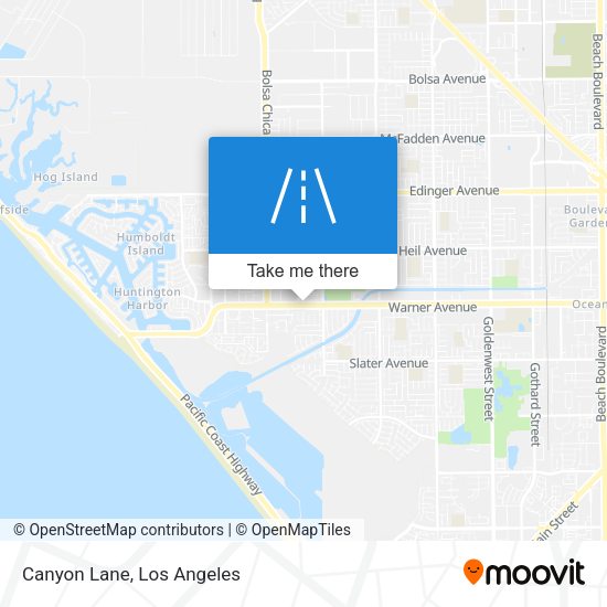 Mapa de Canyon Lane