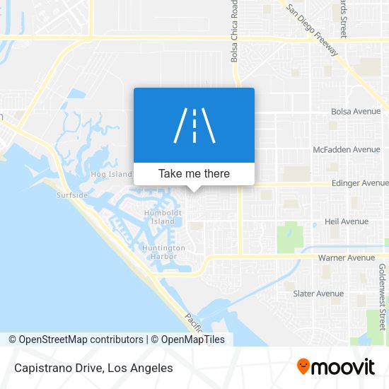 Mapa de Capistrano Drive