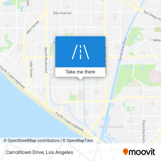 Carrolltown Drive map