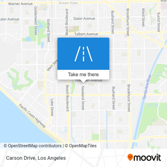 Mapa de Carson Drive