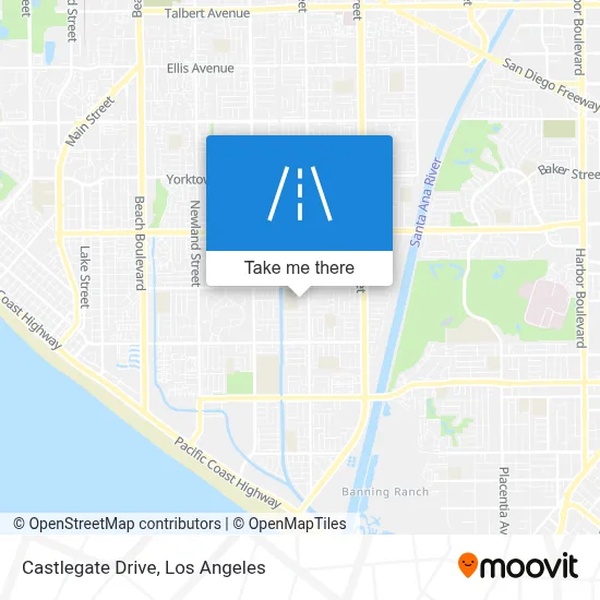 Castlegate Drive map