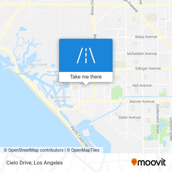 Mapa de Cielo Drive