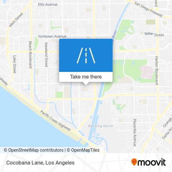 Mapa de Cocobana Lane