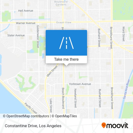 Mapa de Constantine Drive