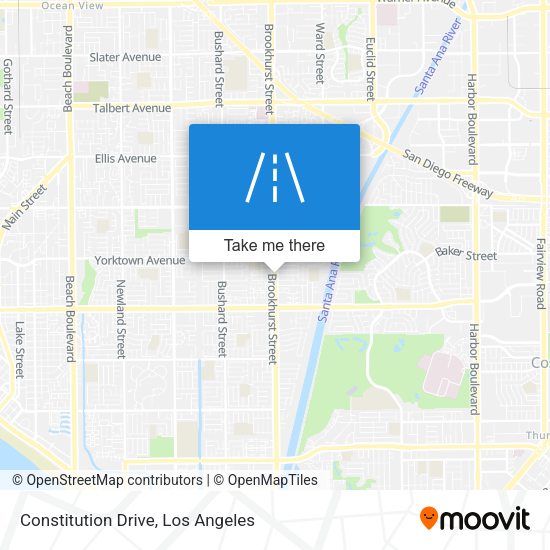 Mapa de Constitution Drive