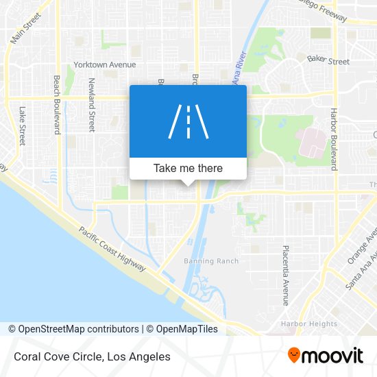 Mapa de Coral Cove Circle