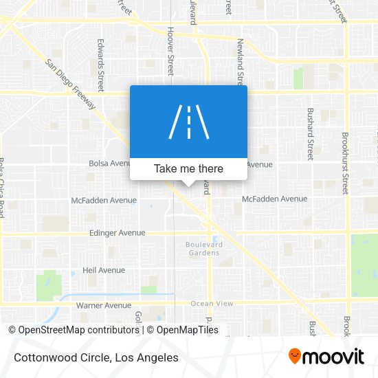 Mapa de Cottonwood Circle