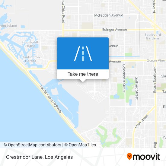 Mapa de Crestmoor Lane