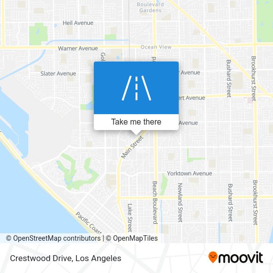 Mapa de Crestwood Drive