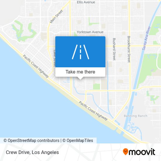 Mapa de Crew Drive