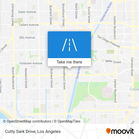 Cutty Sark Drive map