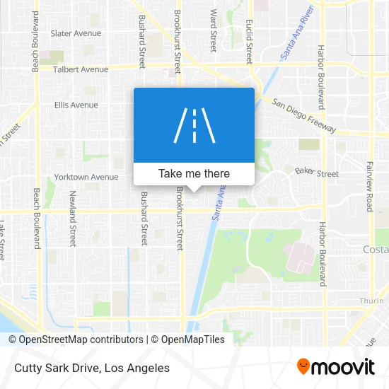 Cutty Sark Drive map