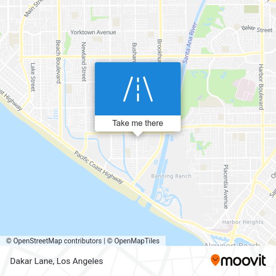 Mapa de Dakar Lane