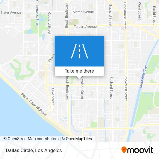 Mapa de Dallas Circle