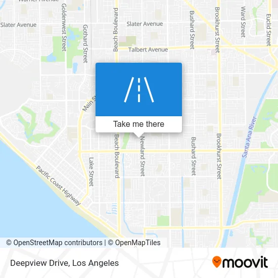 Deepview Drive map