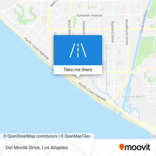 Del Monte Drive map