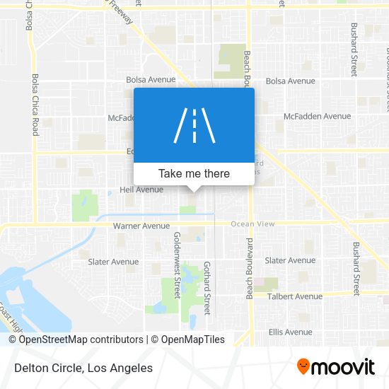 Mapa de Delton Circle