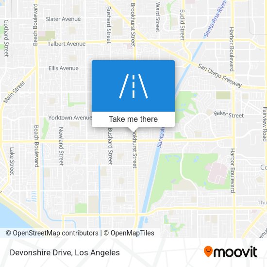 Mapa de Devonshire Drive