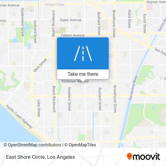 East Shore Circle map