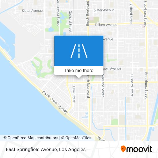 East Springfield Avenue map