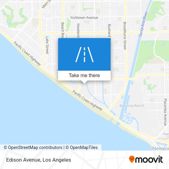 Mapa de Edison Avenue